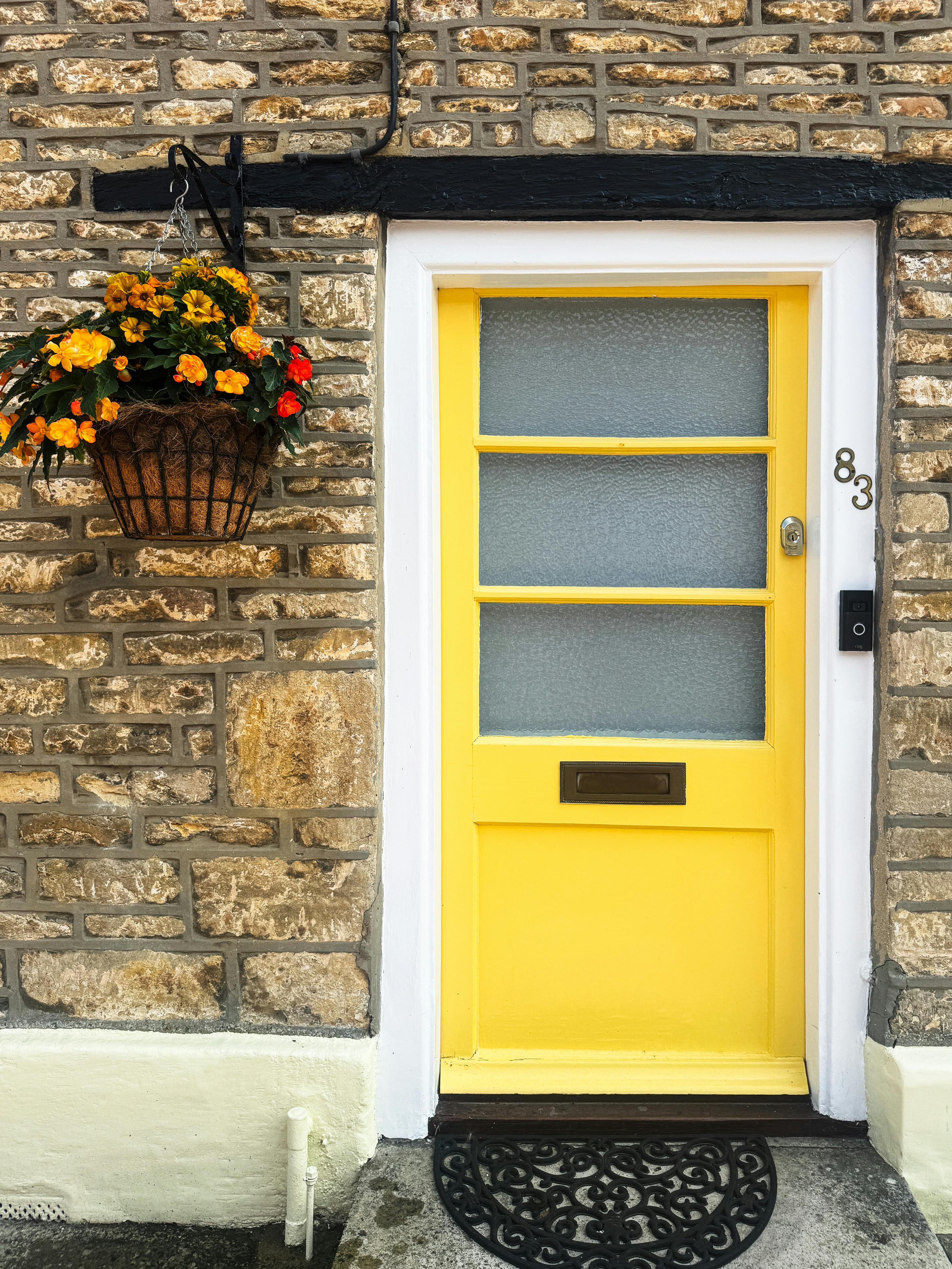 A welcoming front door